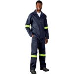 Artisan Premium 100% Cotton Jacket - Reflective Arms - Yellow Tape - Image 25