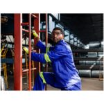 Artisan Premium 100% Cotton Jacket - Reflective Arms - Yellow Tape - Image 12