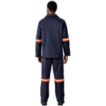 Artisan Premium 100% Cotton Jacket - Reflective Arms - Orange Tape - Image 16