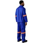 Artisan Premium 100% Cotton Jacket - Reflective Arms - Orange Tape - Image 7