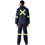 Artisan Premium 100% Cotton Jacket - Reflective Arms & Back - Yellow Tape - Image 10