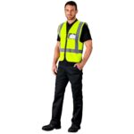 Direction En4 Hi-Viz Reflective Full Zip Vest - Image 3