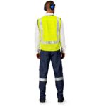 Airport Hi-Viz Reflective Full Zip Vest - Image 2