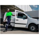 Inspector Two-Tone Hi-Viz Golf Shirt - Image 4