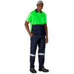 Inspector Two-Tone Hi-Viz Golf Shirt - Image 5