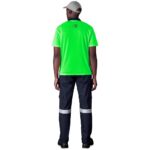 Inspector Two-Tone Hi-Viz Golf Shirt - Image 3
