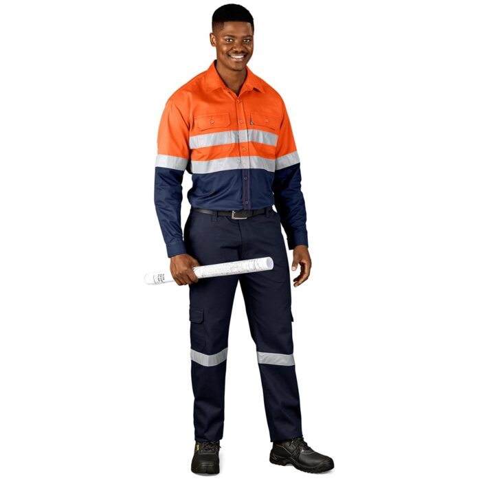 Access Vented Two-Tone Reflective Work Shirt - Image 8
