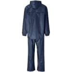 Weather Polyester/PVC Rainsuit - Navy - Image 4