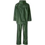 Weather Polyester/PVC Rainsuit - Olive - Image 2
