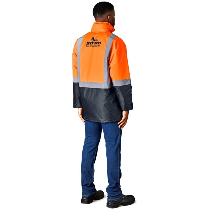 Hazard Padded Two-Tone Hi-Viz Reflective Jacket - Image 17