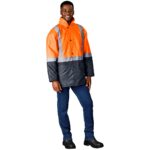 Hazard Padded Two-Tone Hi-Viz Reflective Jacket - Image 2