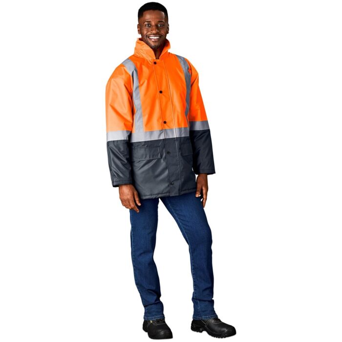 Hazard Padded Two-Tone Hi-Viz Reflective Jacket - Image 2