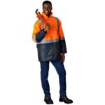 Hazard Padded Two-Tone Hi-Viz Reflective Jacket - Image 12