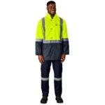Hazard Padded Two-Tone Hi-Viz Reflective Jacket - Image 18