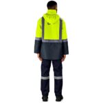 Hazard Padded Two-Tone Hi-Viz Reflective Jacket - Image 16