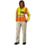 Metro Two-Tone Hi-Viz Reflective Zip-Off Jacket - Image 8