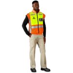 Metro Two-Tone Hi-Viz Reflective Zip-Off Jacket - Image 5