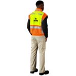 Metro Two-Tone Hi-Viz Reflective Zip-Off Jacket - Image 15