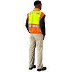 Metro Two-Tone Hi-Viz Reflective Zip-Off Jacket - Image 3