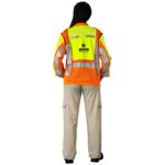 Metro Two-Tone Hi-Viz Reflective Zip-Off Jacket - Image 21