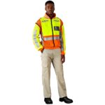 Metro Two-Tone Hi-Viz Reflective Zip-Off Jacket - Image 16