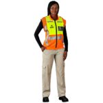 Metro Two-Tone Hi-Viz Reflective Zip-Off Jacket - Image 13