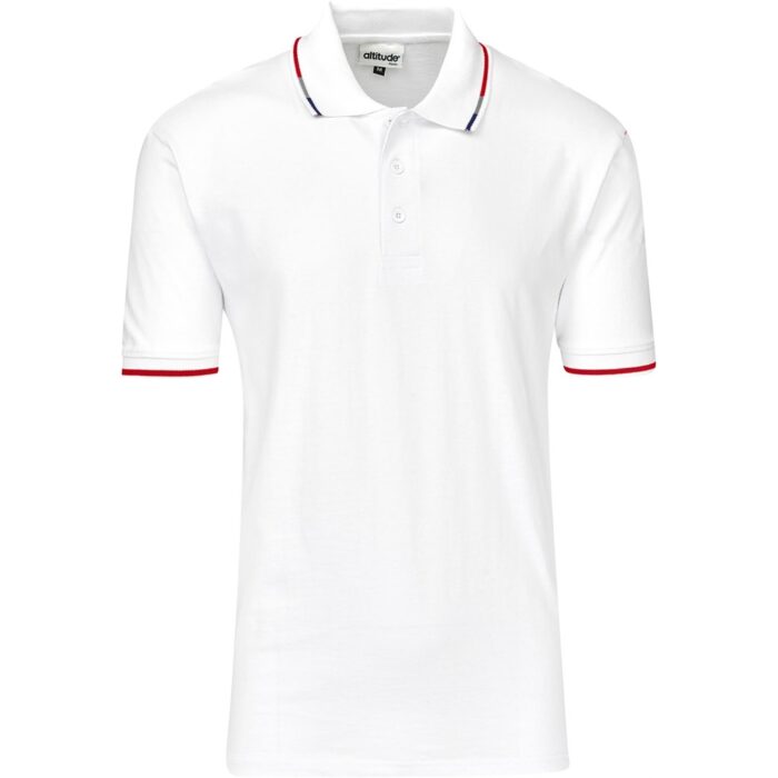 Mens Ash Golf Shirt - White - Image 1
