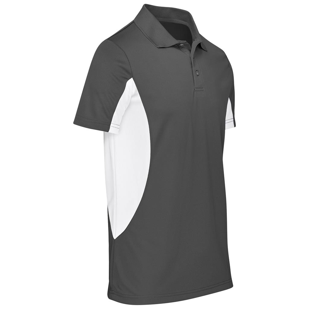 ALT-CPGK-GY-GHSI_1024X1024 Kids Championship Golf Shirt - Grey - Image 3