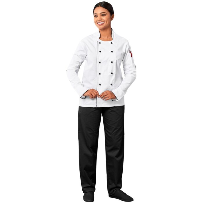 Unisex Long Sleeve Dijon Chef Jacket - Image 2