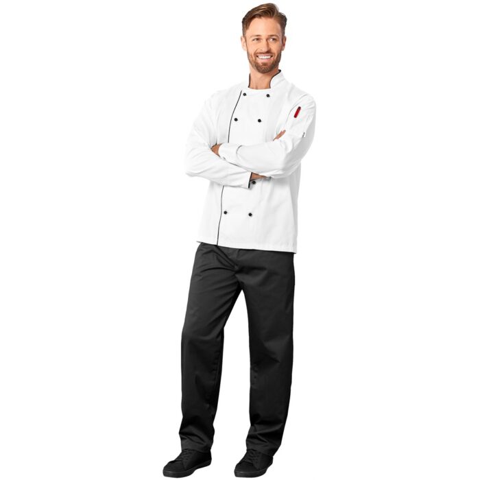 Unisex Long Sleeve Dijon Chef Jacket - Image 9