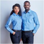 Ladies Long Sleeve Empire Shirt - Image 3