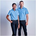 Ladies Short Sleeve Empire Shirt - Image 2