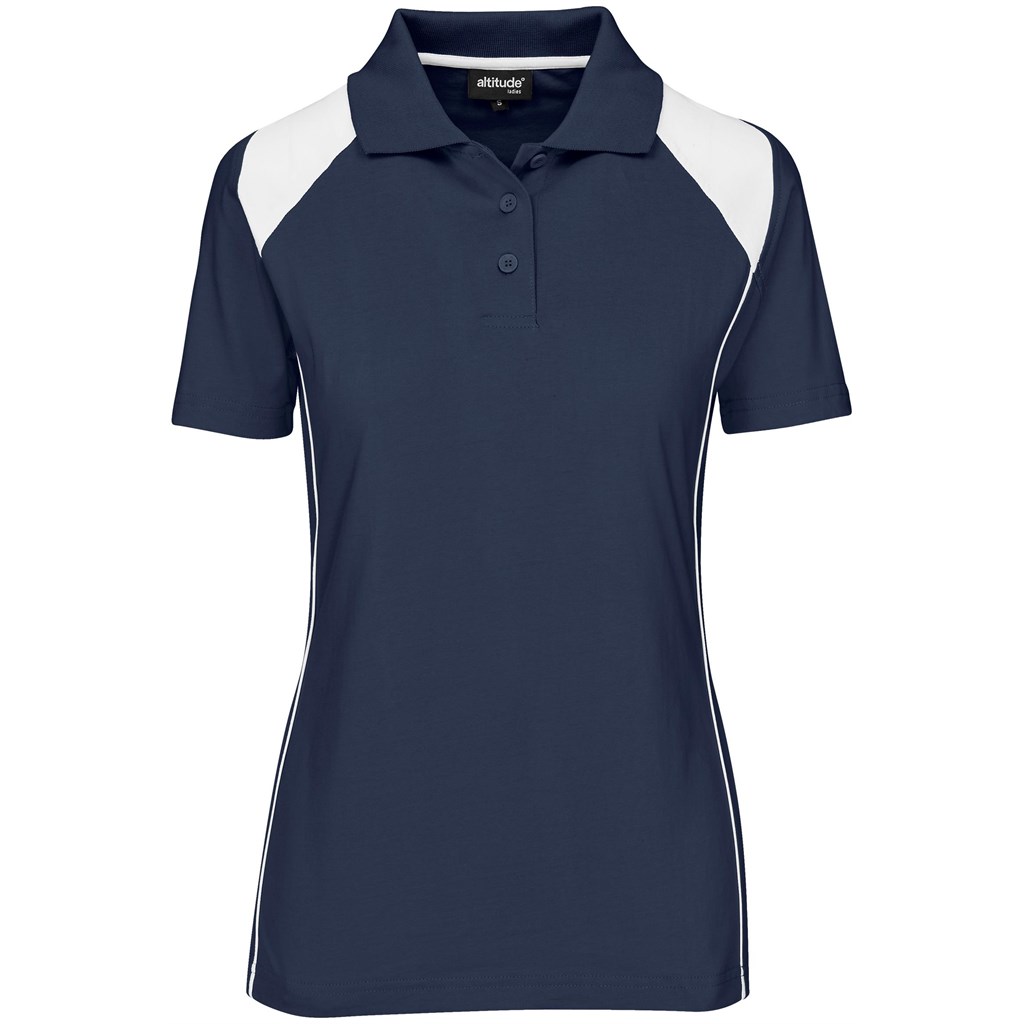 ALT-INL-N_1024X1024 Ladies Infinity Golf Shirt - Navy - Image 1
