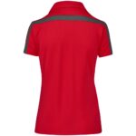 Ladies Nautilus Golf Shirt - Red - Image 3