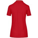 Ladies New York Golf Shirt - Red - Image 3