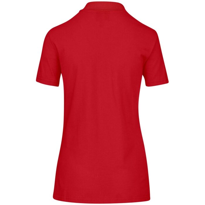 Ladies New York Golf Shirt - Red - Image 3