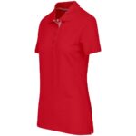 Ladies New York Golf Shirt - Red - Image 2