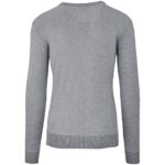 Mens Long Sleeve Peru V-Neck Jersey - Grey - Image 2