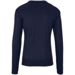 Mens Long Sleeve Peru V-Neck Jersey - Navy - Image 3