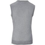 Mens Sleeveless Peru V-Neck Jersey - Grey - Image 2
