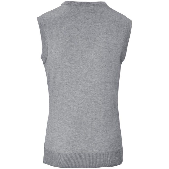 Mens Sleeveless Peru V-Neck Jersey - Grey - Image 2