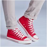 Unisex Retro High Top Canvas Sneaker - Image 5