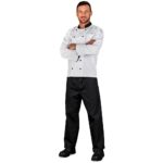 Unisex Long Sleeve Toulon Chef Jacket - Image 12