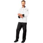 Unisex Long Sleeve Toulon Chef Jacket - Image 11