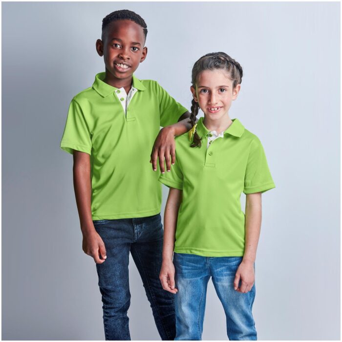Kids Tournament Golf Shirt - Image 3