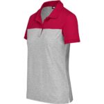 Ladies Urban Golf Shirt - Red - Image 2