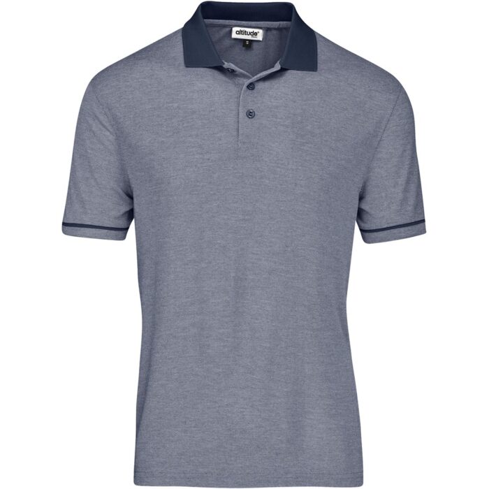 Mens Verge Golf Shirt - Blue - Image 1