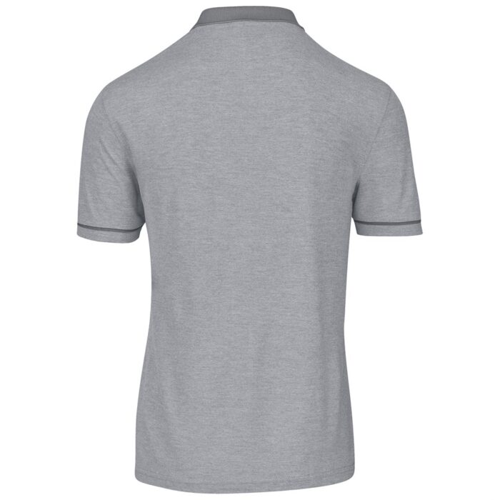 Mens Verge Golf Shirt - Light Grey - Image 4