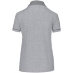Ladies Verge Golf Shirt - Light Grey - Image 5