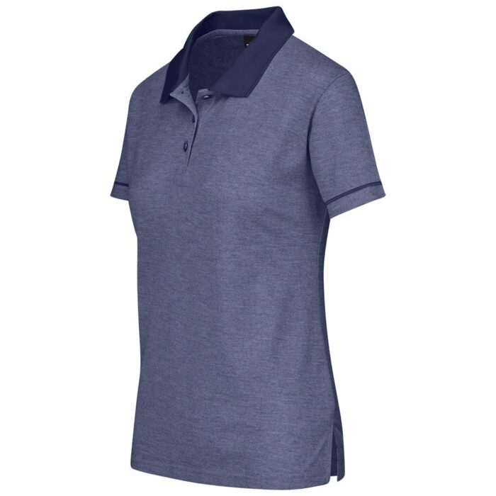 Ladies Verge Golf Shirt - Navy - Image 2